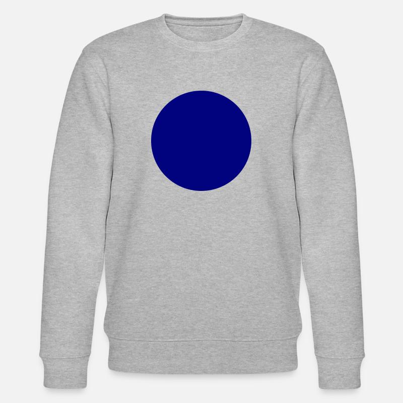 Blau Kreis - Stanley/Stella Unisex Bio-Sweatshirt CHANGER  - Grau meliert