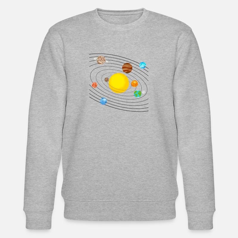 système solaire - Sweat bio CHANGER Stanley/Stella Unisexe - gris chiné