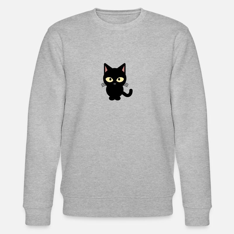 +++Schwarzekatze - Stanley/Stella Unisex Bio-Sweatshirt CHANGER  - Grau meliert