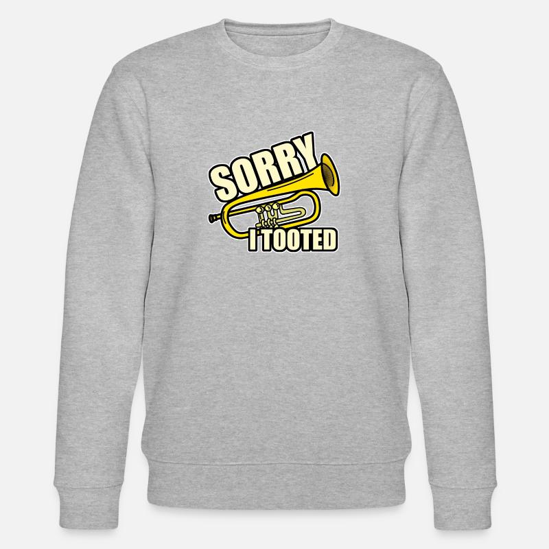 Sorry i tooted - Stanley/Stella Unisex Bio-Sweatshirt CHANGER - Grau meliert