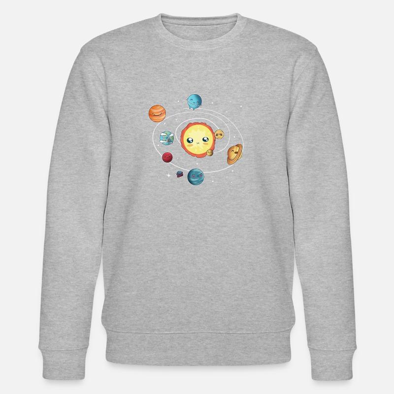 le système solaire - Sweat bio CHANGER Stanley/Stella Unisexe - gris chiné