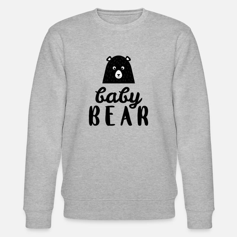 Baby Bear - Idée cadeau - Sweat bio CHANGER Stanley/Stella Unisexe - gris chiné