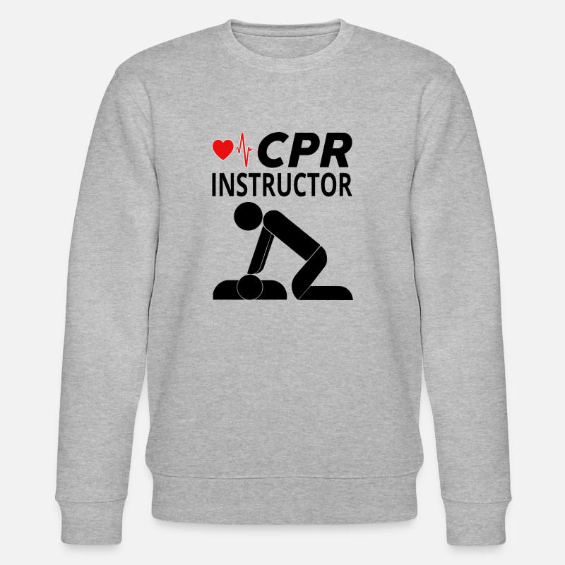 CPR INSTRUCTOR - Stanley/Stella CHANGER Unisex Organic Sweatshirt - heather grey