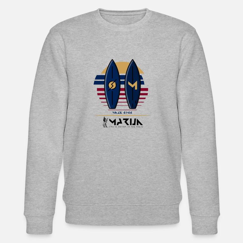 Coast Surf - Stanley/Stella Unisex Bio-Sweatshirt CHANGER  - Grau meliert