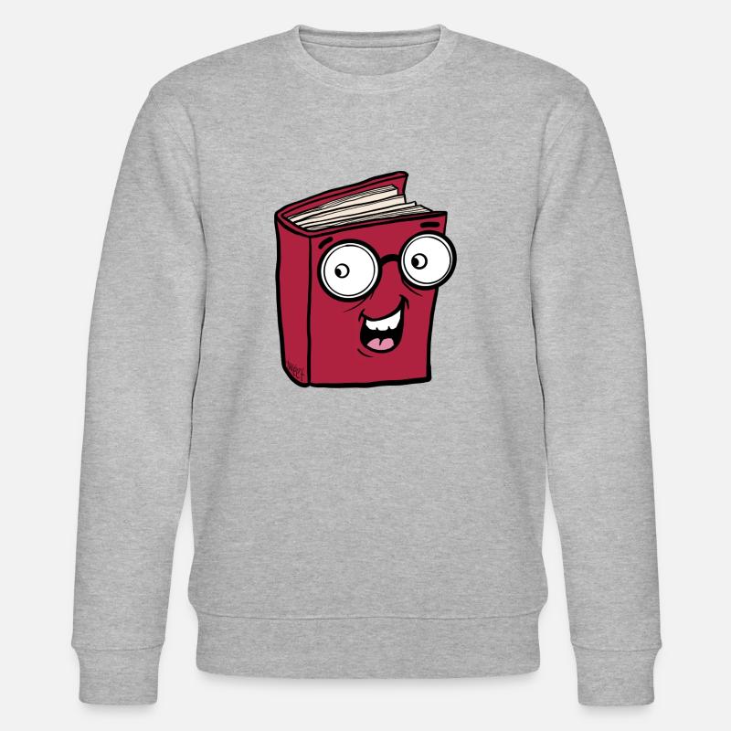 Guide Book - Kletterführer, Buch - book - Stanley/Stella Unisex Bio-Sweatshirt CHANGER  - Grau meliert