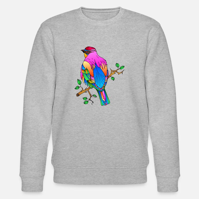 Vogel - Stanley/Stella Unisex Bio-Sweatshirt CHANGER  - Grau meliert