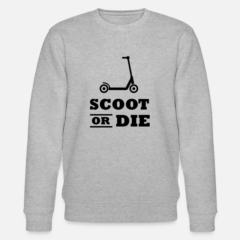 E-Scooter E-Roller Scooter - Sweat bio CHANGER Stanley/Stella Unisexe - gris chiné