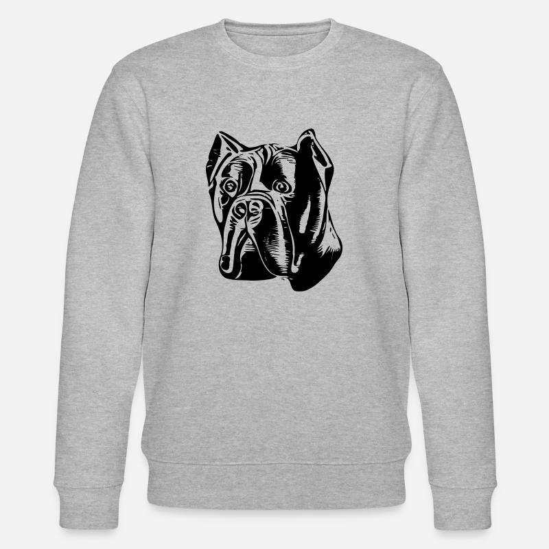 Cane Corso - Stanley/Stella Unisex Bio-Sweatshirt CHANGER  - Grau meliert