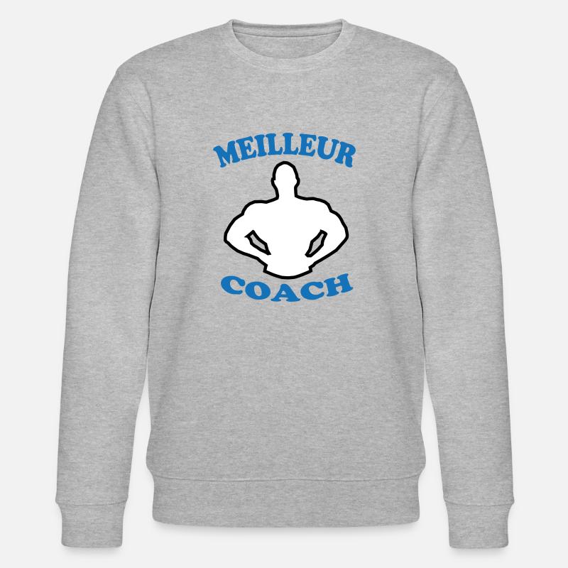 BESTER TRAINER 88 - Stanley/Stella Unisex Bio-Sweatshirt CHANGER  - Grau meliert