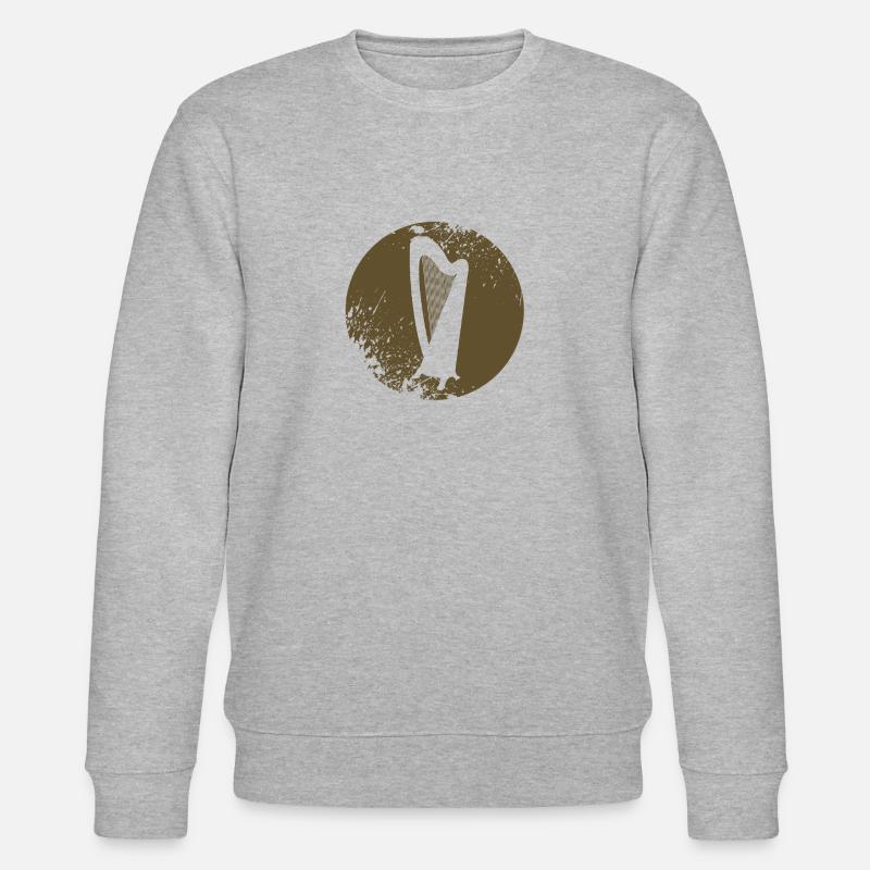 harfe - Stanley/Stella Unisex Bio-Sweatshirt CHANGER  - Grau meliert