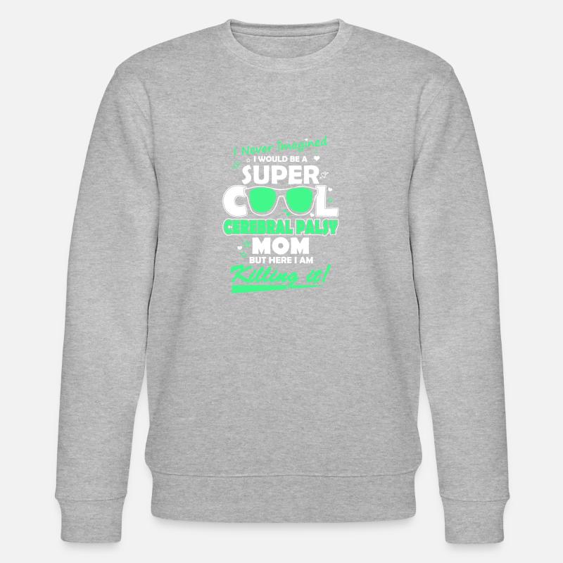 Infirmité motrice cérébrale maman - Sweat bio CHANGER Stanley/Stella Unisexe - gris chiné