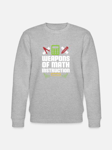 Math math teacher GEschenk - Stanley/Stella CHANGER Unisex Organic Sweatshirt - heather grey