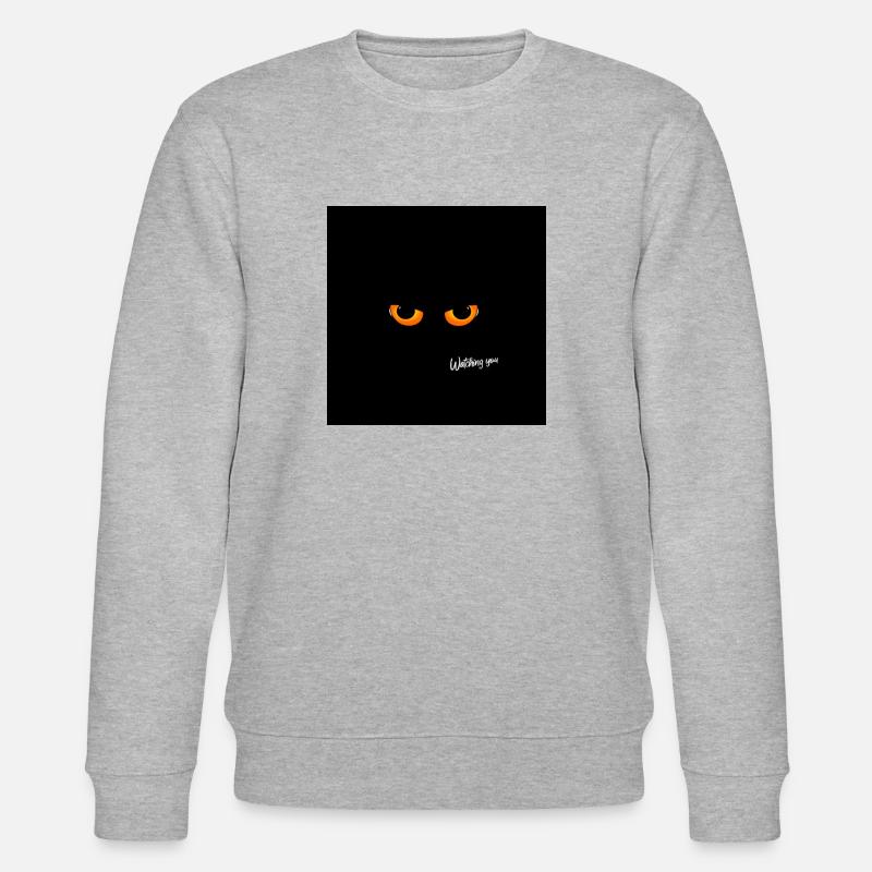 Yeux de chat - Sweat bio CHANGER Stanley/Stella Unisexe - gris chiné