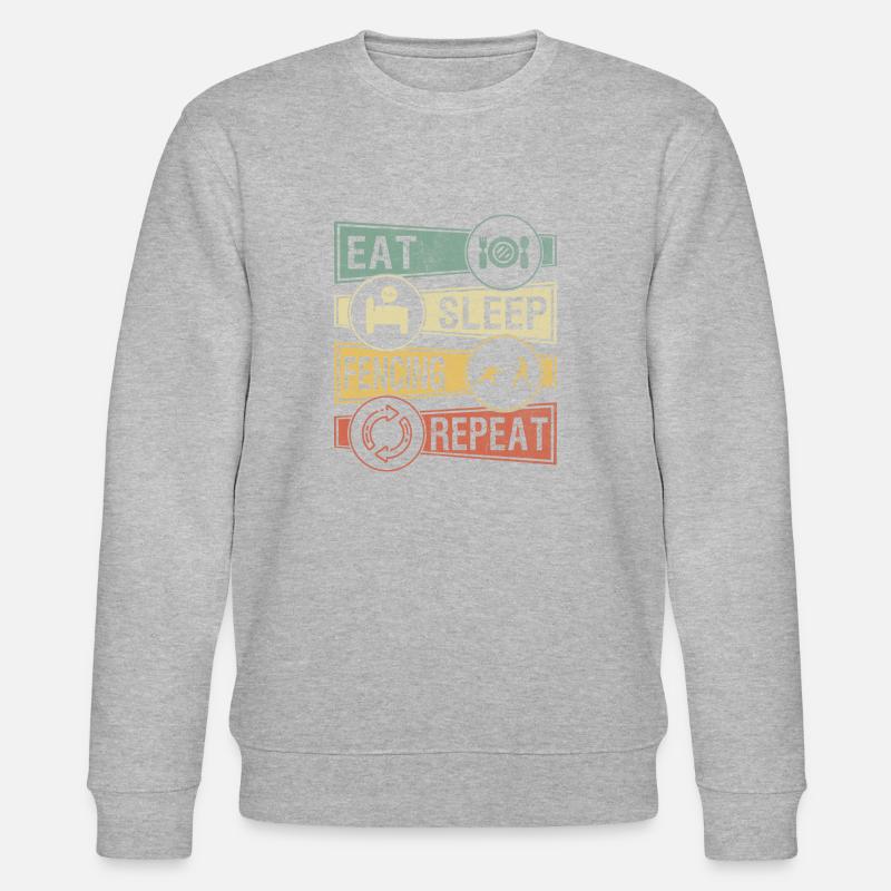 L’escrime - Sweat bio CHANGER Stanley/Stella Unisexe - gris chiné