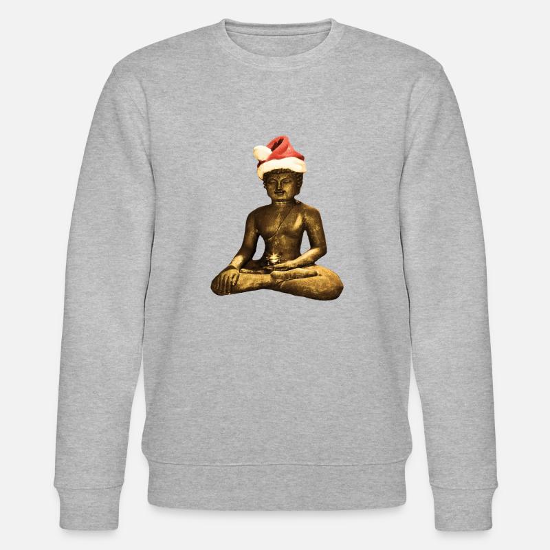 Bouddha de Xma - Sweat bio CHANGER Stanley/Stella Unisexe - gris chiné