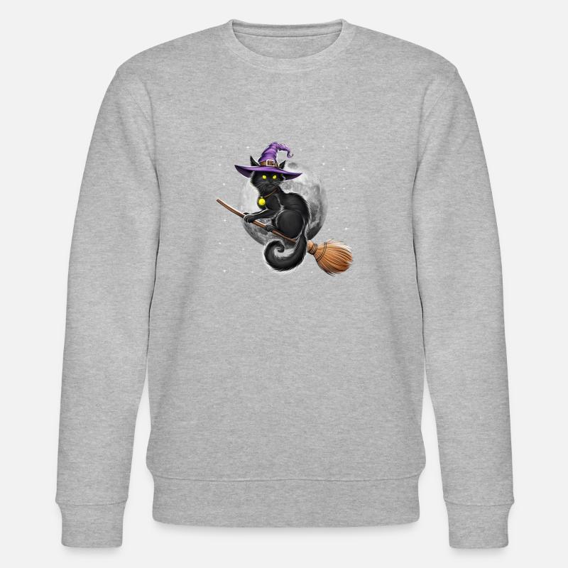 Balai d’équitation Cat Witch - Sweat bio CHANGER Stanley/Stella Unisexe - gris chiné