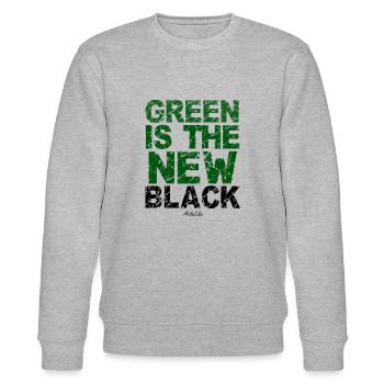 Green is the new black - Sweat bio CHANGER Stanley/Stella Unisexe - gris chiné - Devant - Nik (191cm) & Marisol (170cm)