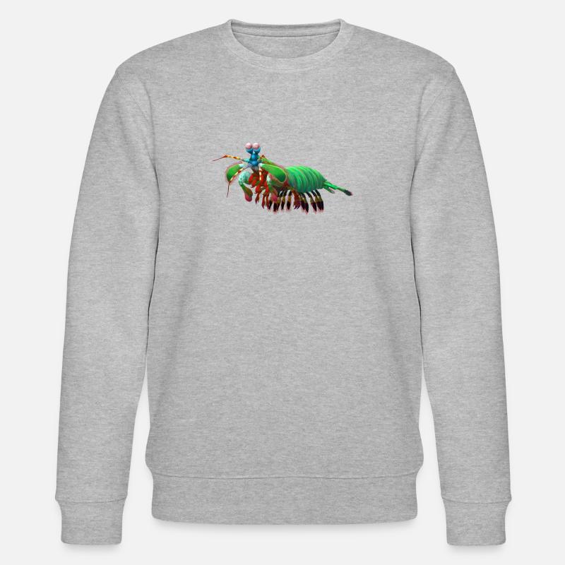 Mantisgarnelen - Stanley/Stella Unisex Bio-Sweatshirt CHANGER  - Grau meliert