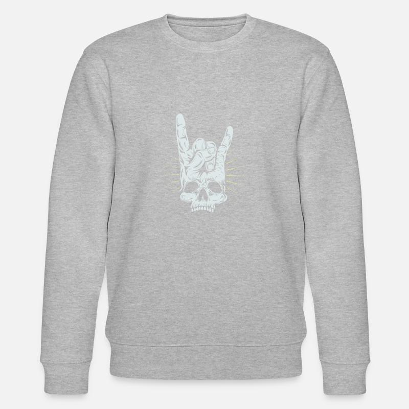 Main à bascule - Sweat bio CHANGER Stanley/Stella Unisexe - gris chiné