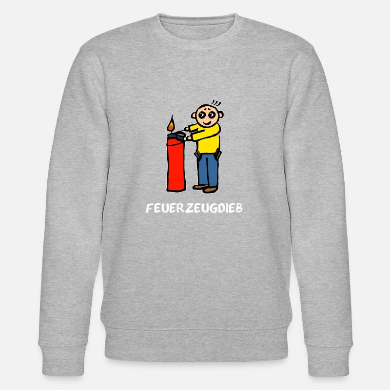 Lighter Thief Lighter Claws - Stanley/Stella CHANGER Unisex Organic Sweatshirt - heather grey