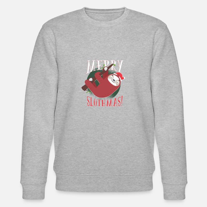 Faultier - Stanley/Stella Unisex Bio-Sweatshirt CHANGER  - Grau meliert