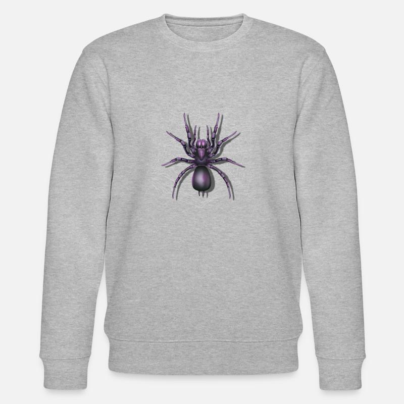 Giant Huntsman Spider - Sweat bio CHANGER Stanley/Stella Unisexe - gris chiné