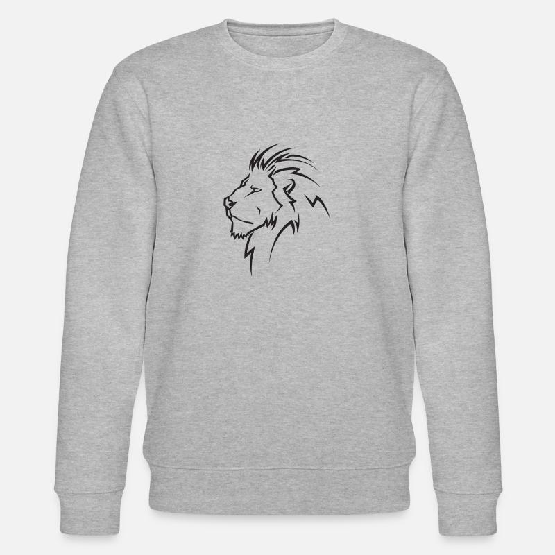 Lion - Stanley/Stella Unisex Bio-Sweatshirt CHANGER  - Grau meliert
