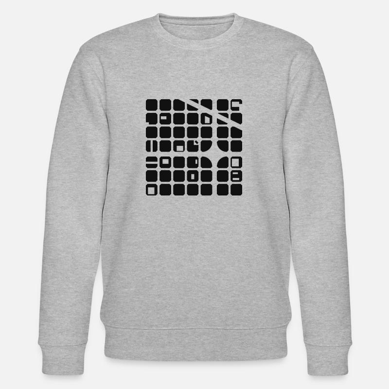 barcelona - Stanley/Stella Unisex Bio-Sweatshirt CHANGER  - Grau meliert
