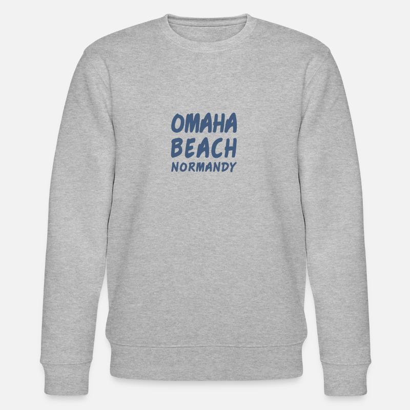Omaha Beach Strandabschnitt D-Day Invasion - Sweat bio CHANGER Stanley/Stella Unisexe - gris chiné