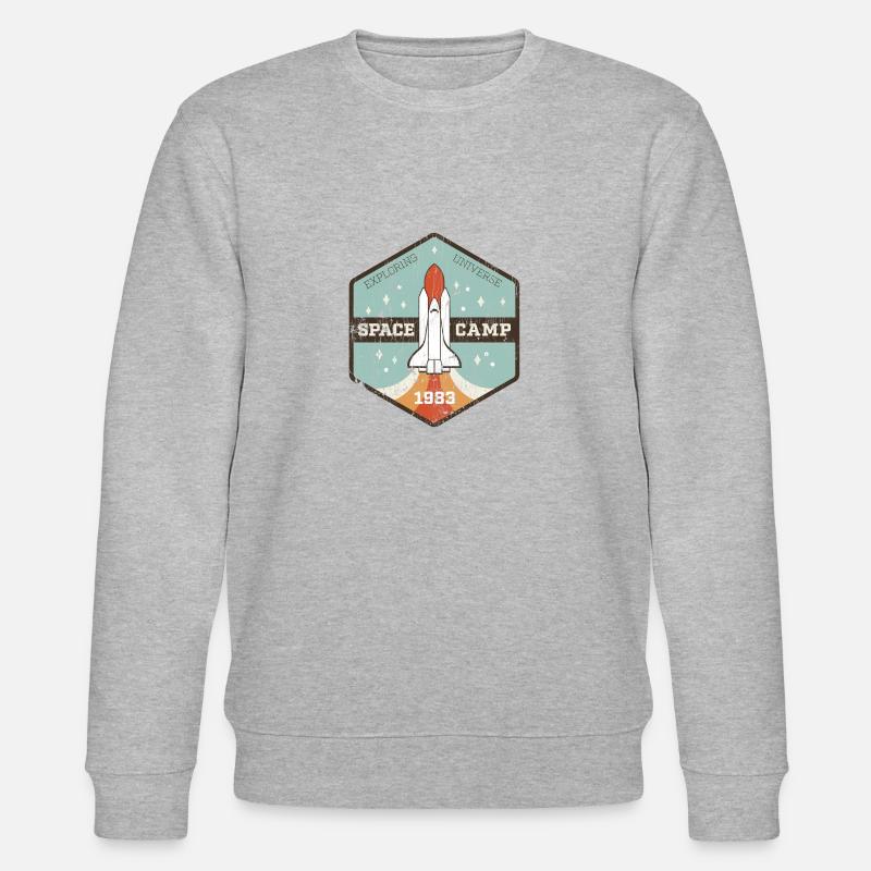 Space camp - Sweat bio CHANGER Stanley/Stella Unisexe - gris chiné