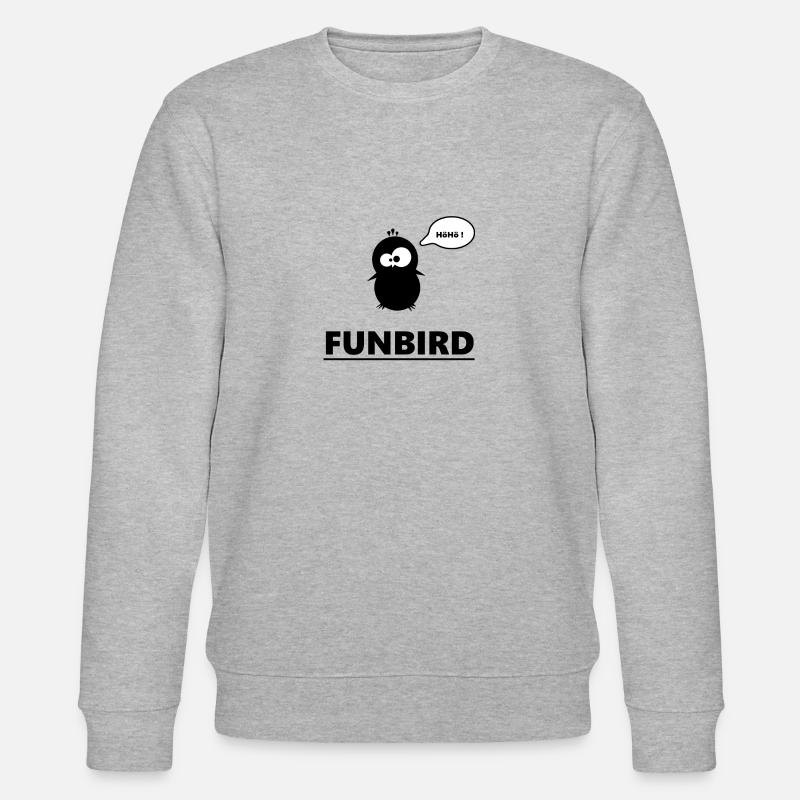 FUNBIRD - Stanley/Stella Unisex Bio-Sweatshirt CHANGER  - Grau meliert