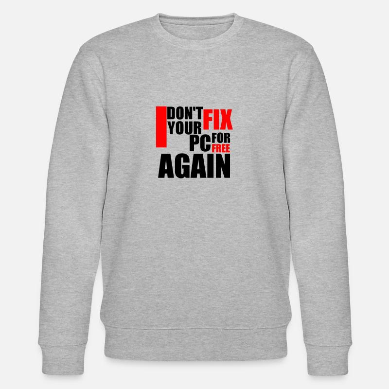 PC FIX - Stanley/Stella Unisex Bio-Sweatshirt CHANGER  - Grau meliert