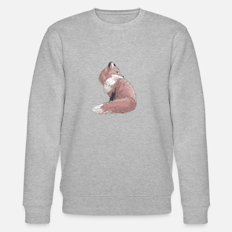 Fuchs - Stanley/Stella Unisex Bio-Sweatshirt CHANGER  - Grau meliert