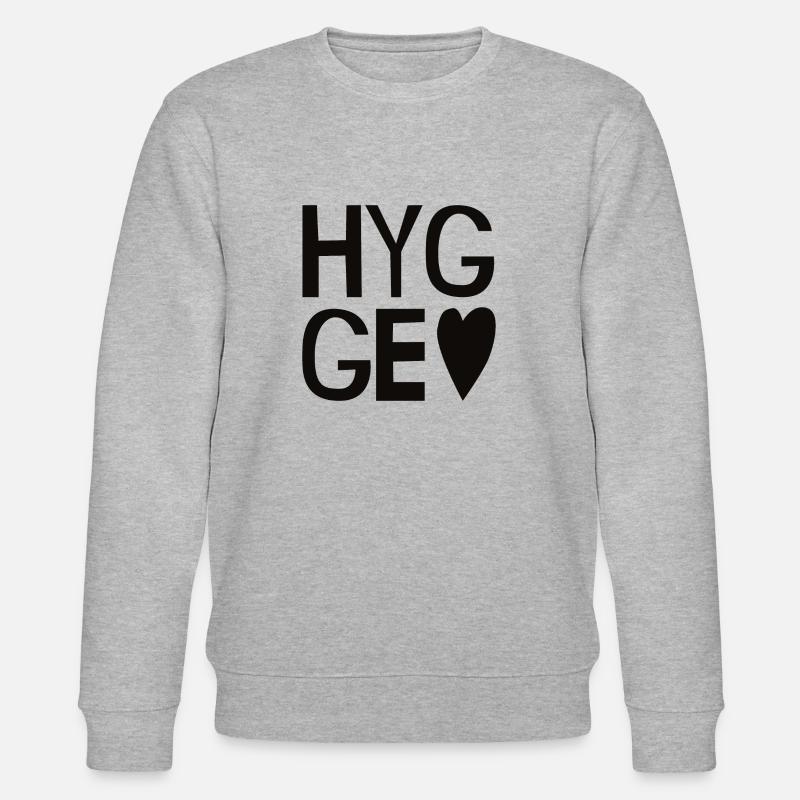 Hygge Love - Stanley/Stella Unisex Bio-Sweatshirt CHANGER  - Grau meliert