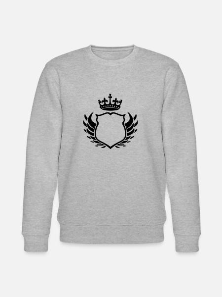 wappen - Stanley/Stella Unisex Bio-Sweatshirt CHANGER - Grau meliert