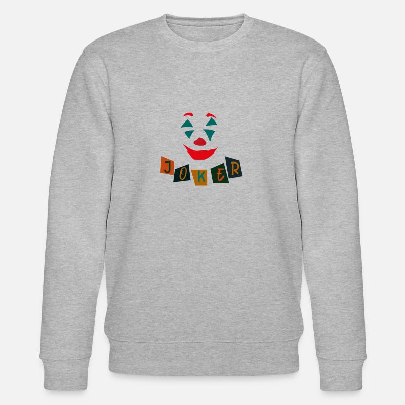 Joker - Stanley/Stella Unisex Bio-Sweatshirt CHANGER  - Grau meliert