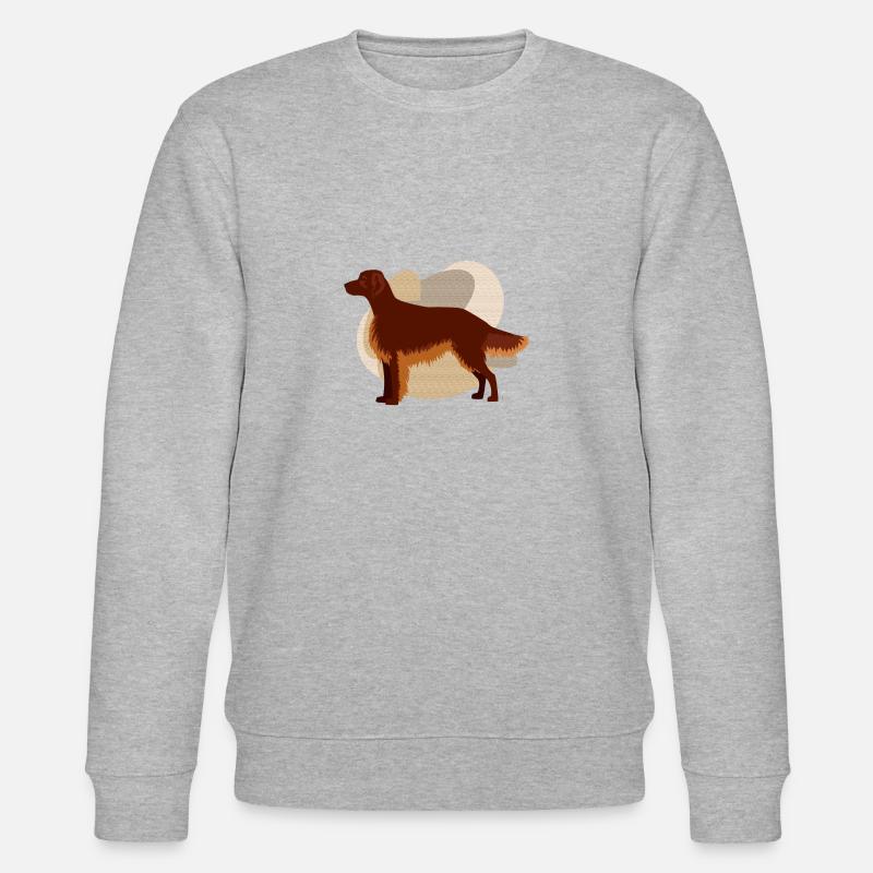 Dogs Collection by IxCÖ #Setter - Sweat bio CHANGER Stanley/Stella Unisexe - gris chiné