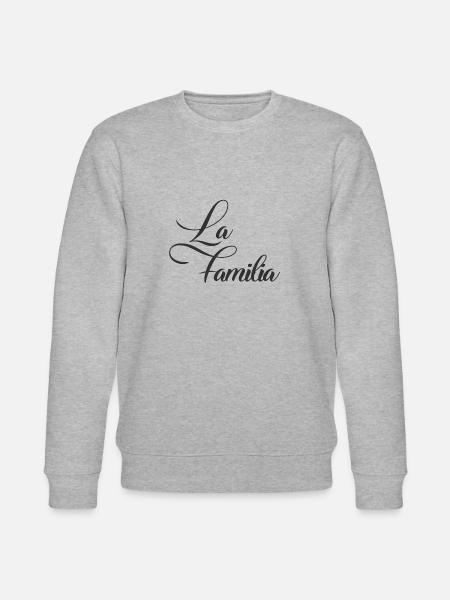 La Familia - Stanley/Stella Uniseks bio-sweatshirt CHANGER - grijs gemêleerd