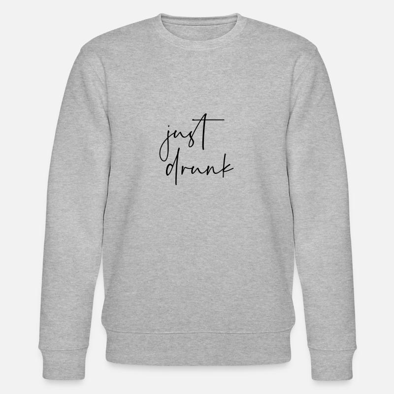 Just Drunk - Stanley/Stella CHANGER Unisex Organic Sweatshirt - heather grey