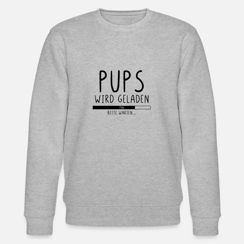 Pups wird geladen bitte warten - Stanley/Stella Unisex Bio-Sweatshirt CHANGER  - Grau meliert