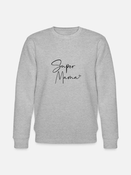 Super Mama - Stanley/Stella Unisex Bio-Sweatshirt CHANGER - Grau meliert