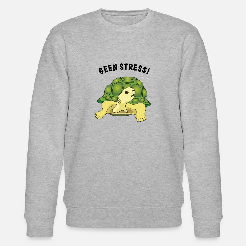 geen stress - Stanley/Stella Unisex Bio-Sweatshirt CHANGER  - Grau meliert