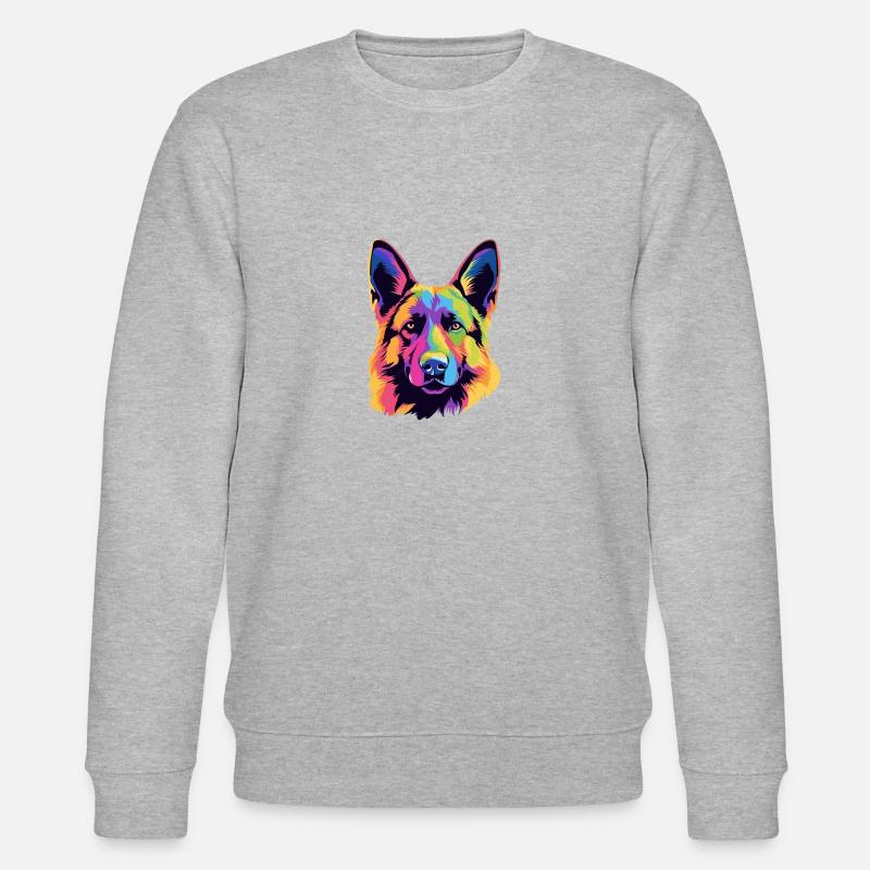 Chien de berger - Sweat bio CHANGER Stanley/Stella Unisexe - gris chiné