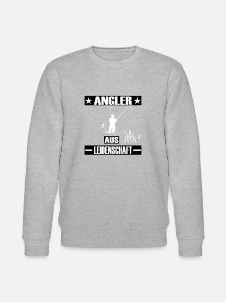 Angeln - Stanley/Stella Unisex Bio-Sweatshirt CHANGER - Grau meliert