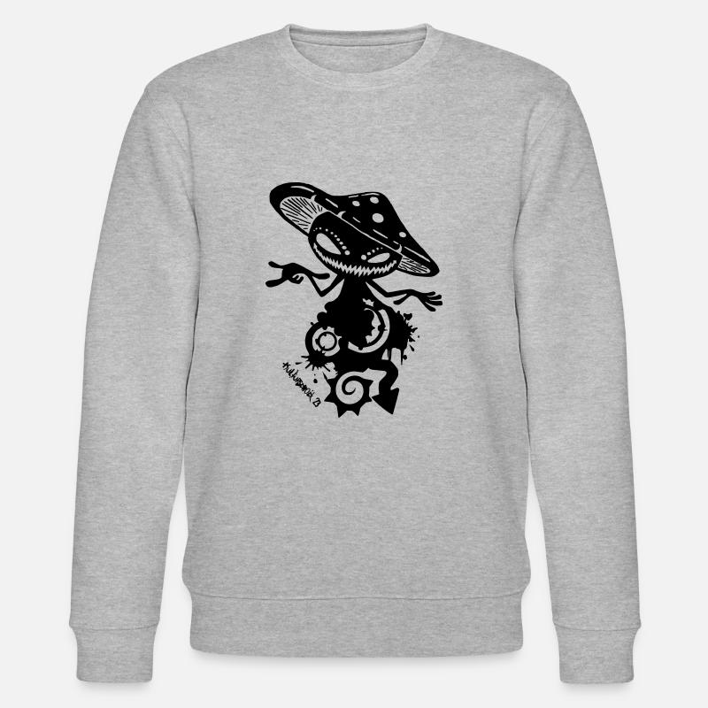 shroom iii 23 - Stanley/Stella Unisex Bio-Sweatshirt CHANGER  - Grau meliert