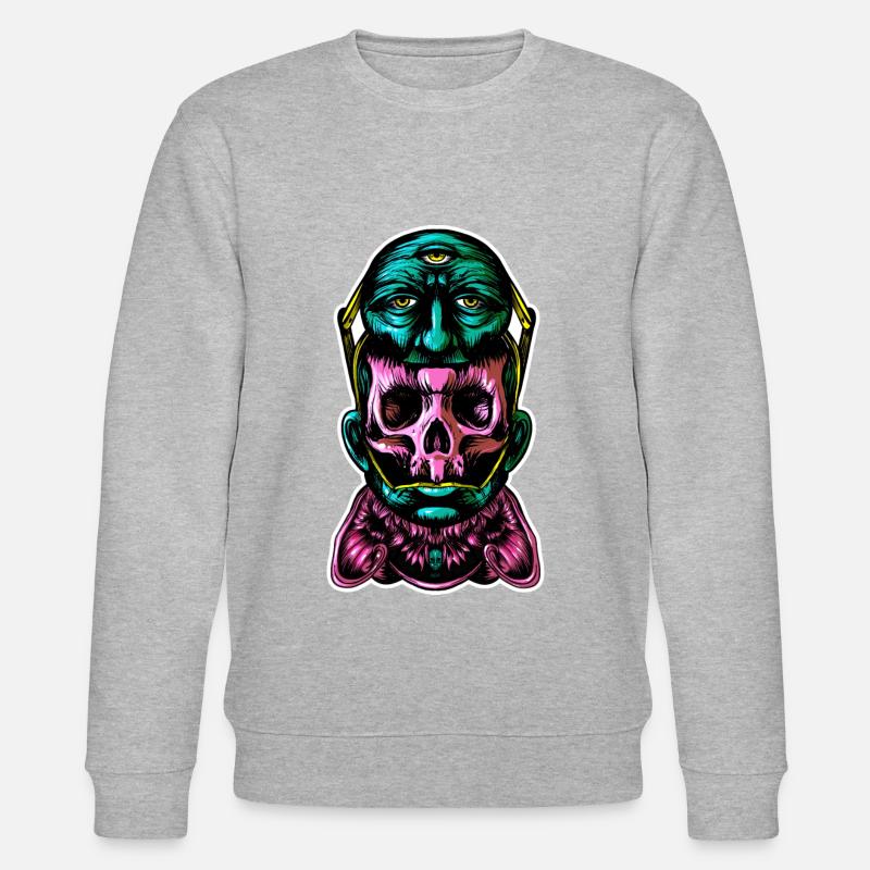 Casque Couleur - Sweat bio CHANGER Stanley/Stella Unisexe - gris chiné