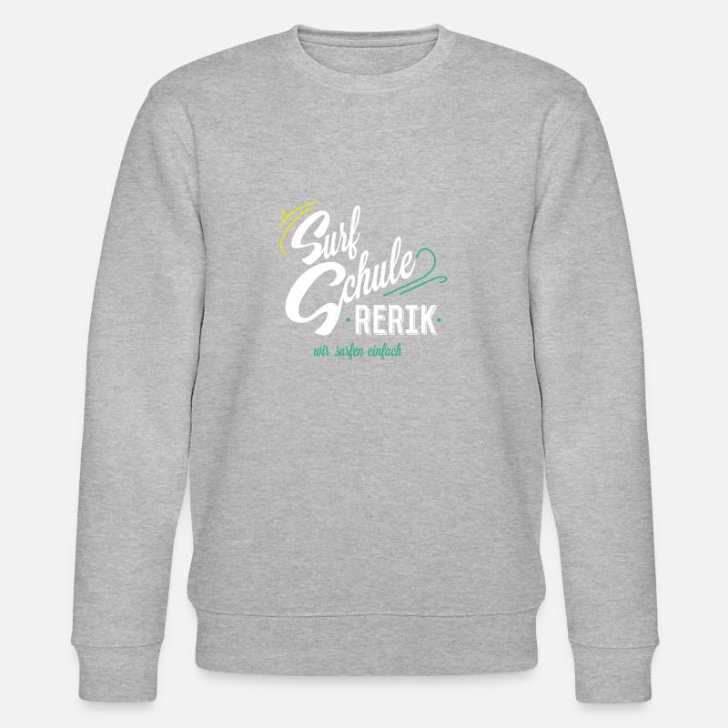 Surfschule Rerik - Stanley/Stella Unisex Bio-Sweatshirt CHANGER  - Grau meliert