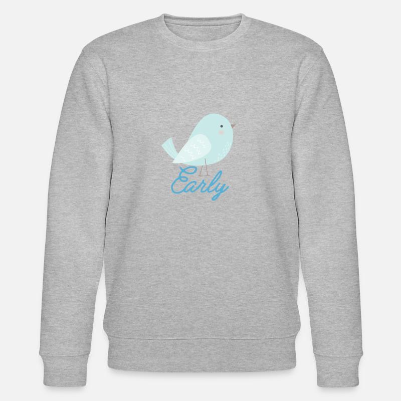 Eearly Bird Early Bird Mignon Mignon - Sweat bio CHANGER Stanley/Stella Unisexe - gris chiné