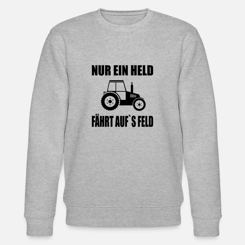 Traktor - Stanley/Stella Unisex Bio-Sweatshirt CHANGER - Grau meliert