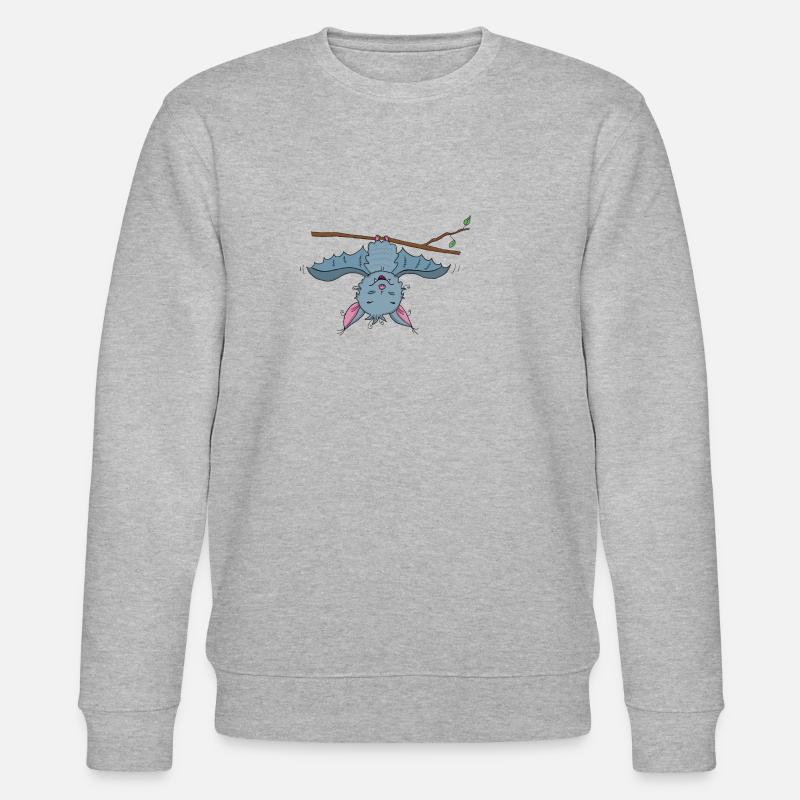 Fledermausl - Stanley/Stella Unisex Bio-Sweatshirt CHANGER  - Grau meliert